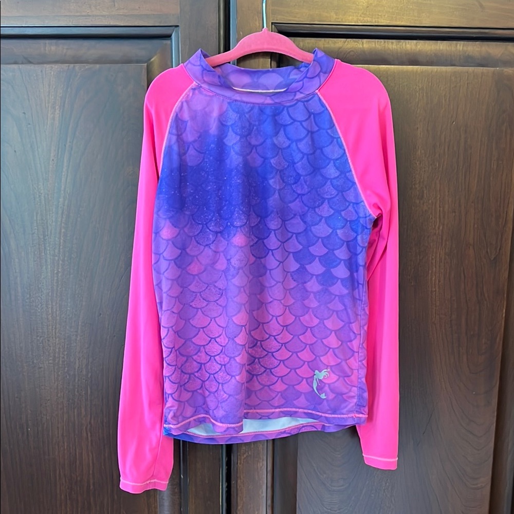 Reef Legend Girl’s M (5) Swim Mermaid Rash Guard